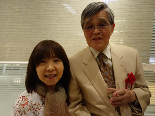 与勇輝先生おめでとうございます！パリ凱旋＆傘寿記念のレセプションにお招き頂きました。